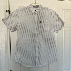 EUC Ben Sherman Starburst Retro Print Short Sleeve Button Cotton Shirt - Large